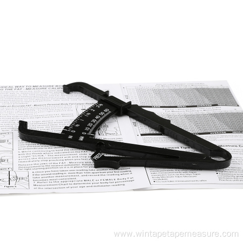 Black Body Fat Caliper for Fitness